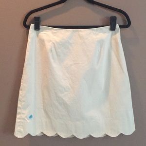 Lilly Pulitzer Scalloped Hem Skirt